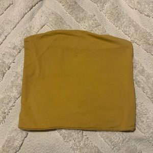 Rare Brandy Melville Yellow Tube Top